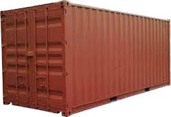 Conteneur vide 20 pieds